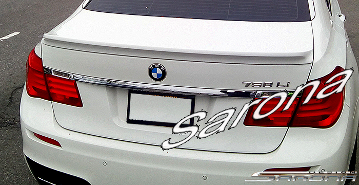 Custom BMW 7 Series Trunk Wing  Sedan (2009 - 2015) - $319.00 (Manufacturer Sarona, Part #BM-061-TW)